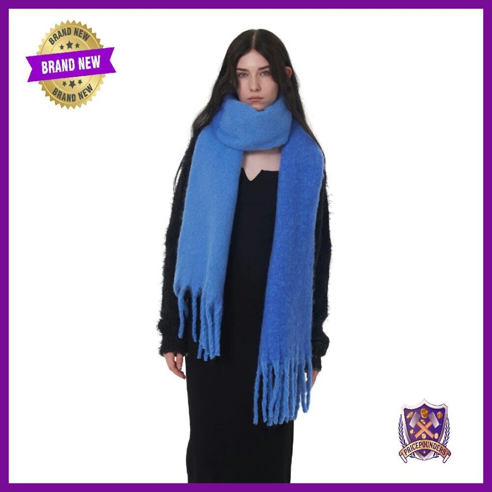 Oversized Winter Scarf Shawl Wrap Soft Polyester Warm Long Large